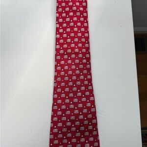 Vineyard Vines Red American Flag Tie